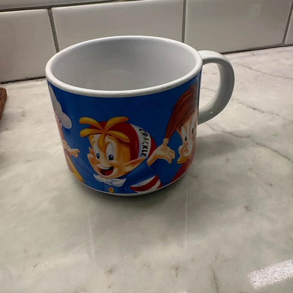 Vintage Kellogg's Rice Krispies Snap Crackle Pop 12oz Coffee Mug Cup